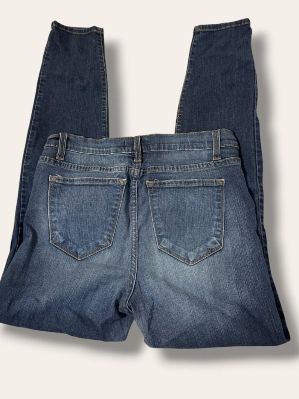 Judy Blue Jeans Womens 13 Skinny Stretch Mid Rise Faded Blue Slim Fit Casual